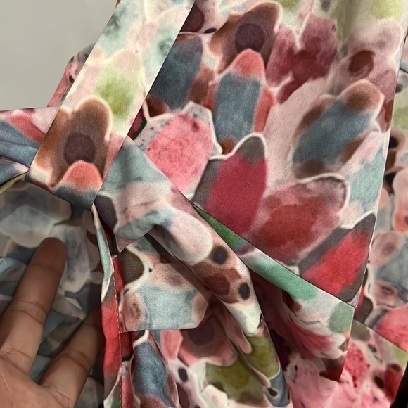 ALEXIS ABSTRACT COLOR MAXI DRESS SIZE 6 - Picture 4 of 12